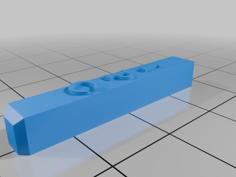 V6 Engine Croc Charm 3D Printer Model