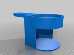 Rear Seat Cupholder | Headrest Attach 3D Printer Model