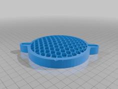 3.5 Inch / 8.9mm Speaker Grill/cover 3D Printer Model