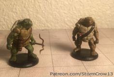 Basic D&D Tortle 3D Printer Model