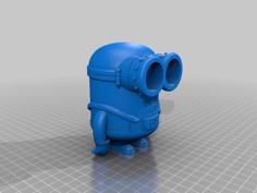 Minion With Headset 3D Printer Model