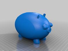 Printable Piggy Bank 3D Printer Model