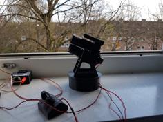 7W Night Vision Camera Rotator V2 (with Remote Control) — 7W Nachtsicht Kamera Rotator V2 (mit Fernbedienung) 3D Printer Model