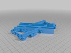 Lego And Thomas Train Track Crossing 3D Printer Model