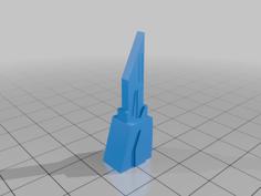 Knife Attachment For Legacy United Cannonball 3D Printer Model