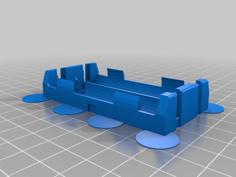 18650 (x2) Sled – Parallel Or Series, Easy Contacts 3D Printer Model