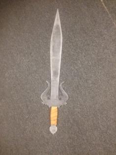 Laser Cut Acrylic “Ice Sword”