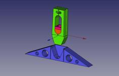 C-130 Hercules RC 2m – Ruder & Elevator Mount By ONE Screw 5MM 3D Printer Model