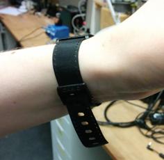 Watchband In Lasercut Textile