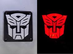 Autobot Transformers LED Nightlight/Lamp 3D Printer Model