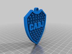 Boca Juniors Keychain 3D Printer Model