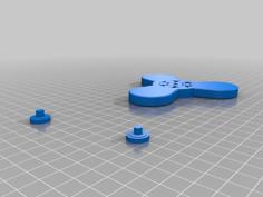 The Perfect Fidget Spinner! Print-in-place (No Bearings) 3D Printer Model