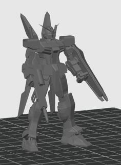 Gundam Astray With Larger Eyebrows FDM Optimized 3D Printer Model