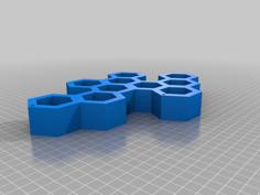 Honeycomb Key Holder (Fixed) 3D Printer Model