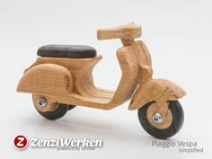 Laser Cut Vespa Piaggio 125 Simplified Cnc