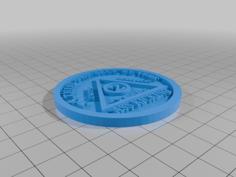 Ass Kicking Sobriety Coin 3D Printer Model