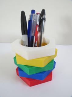 Pencil Holder 3D Printer Model