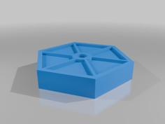 Einfache Handspindel Hexagon 3D Printer Model