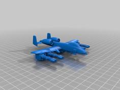 Destroyer A-10 Space Edition 3D Printer Model