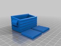 28mm Scale Dumpster 3D Printer Model