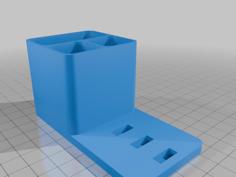 Desk Organizer With Positions For Pendrives 3D Printer Model