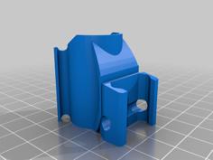 No Hardware Picatinny Flashlight Attachment 3D Printer Model