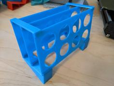 Parametric Culture Slant Rack 3D Printer Model