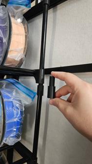 Spool Rack Rod Extension 3D Printer Model