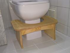 Laser Cut Toot Stool – Enhanced Bathroom Footstool