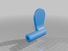 The Lever Of The Hydrolift Of The Chair 3D Printer Model