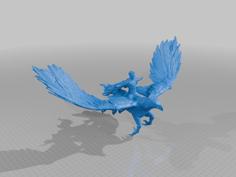 Harry Potter And Buckbeak – Decimated 3D Printer Model