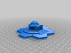 US Jefferson Memorial Open Hex 3D Printer Model