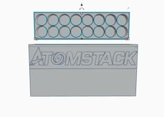 Atomstack AAA Battery Holder 3D Printer Model