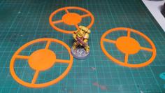 KT24 – Objective Marker (40mm Circle + 1in Control Area) 3D Printer Model