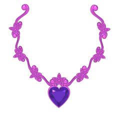 Necklace Barbie (Alexa ) In Barbie And The Diamond Castle 3D Printer Model