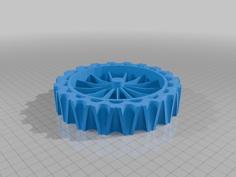 Fixed: Easy To Print Customizable Wheel 3D Printer Model