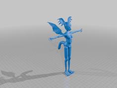 Female Dragon BJD 3D Printer Model