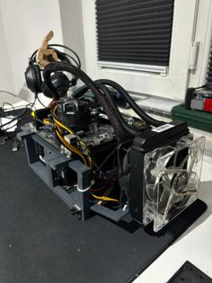 Open-Frame MATX MB With ATX PSU 3D Printer Model