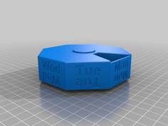 YAPB (Yet Another Pillbox) 3D Printer Model