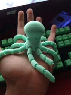 Articulated Octopus 3D Printer Model