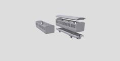 N Gauge 4 Wheel Coaches(1:148ish)(HD Quality Release Ver.) 3D Printer Model