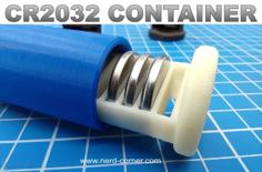 CR2032 Battery Container For 15pcs 3D Printer Model