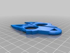 German Shepherd Self Defense Key Chain 3D Printer Model