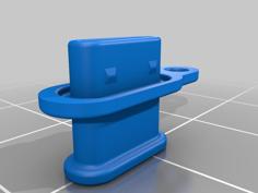 USB-C Cap With Hole And Puller 3D Printer Model