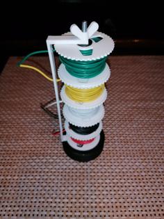 Wires Spool Holder Mini V.3  – Remix 3D Printer Model