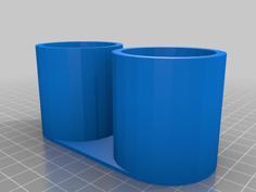 Simple Paintbrush Washing Cups 3D Printer Model