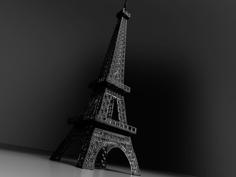 Laser Cut Eiffel Tower Structure