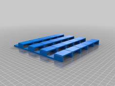 Modular MOLLE Wall Mount 3D Printer Model