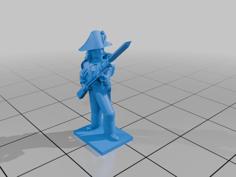 1-100 French 1796 Center Co.Infantry In Bicornes 3D Printer Model