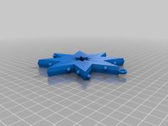 Fidget Star Ornament 3D Printer Model